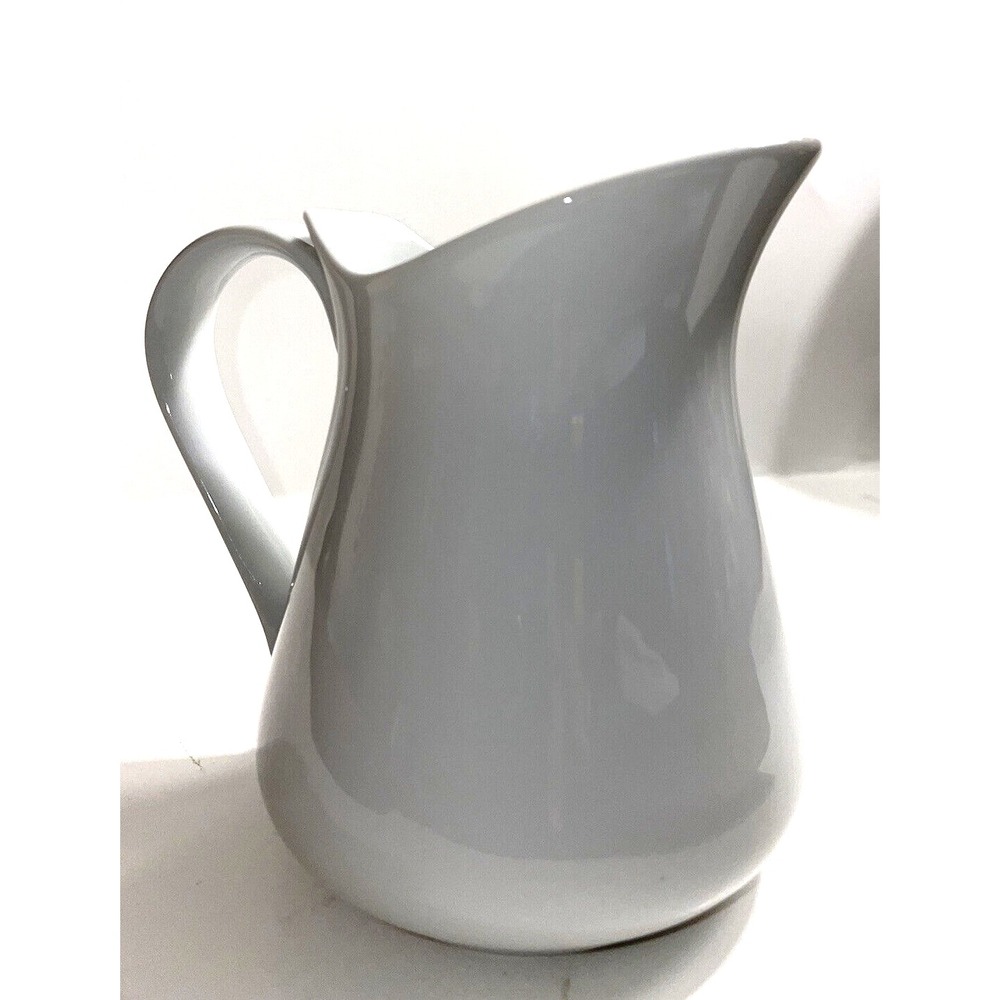Vintage White Ceramic Farmhouse Creamer Made in Viel Nam 5 inches tall